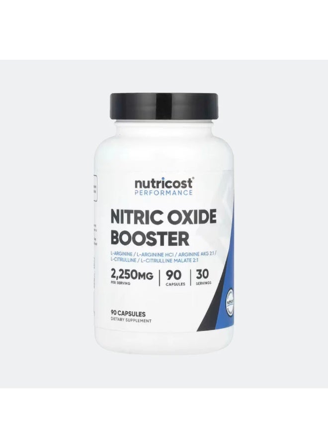 Nutricost Nitric Oxide Booster 2250mg - 180 Capsules